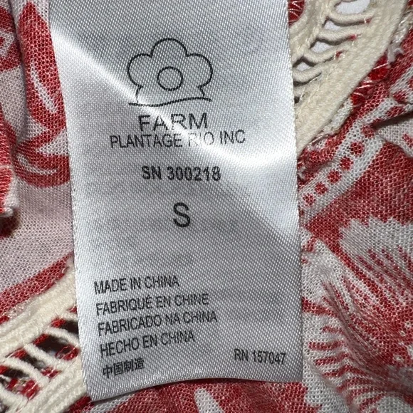 FARM RIO - Mixed Pineapple Garden Dress - Size Small - Picture 12 of 13